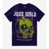 Juice WRLD Fighting Demons Skull Boyfriend Fit Girls T-Shirt