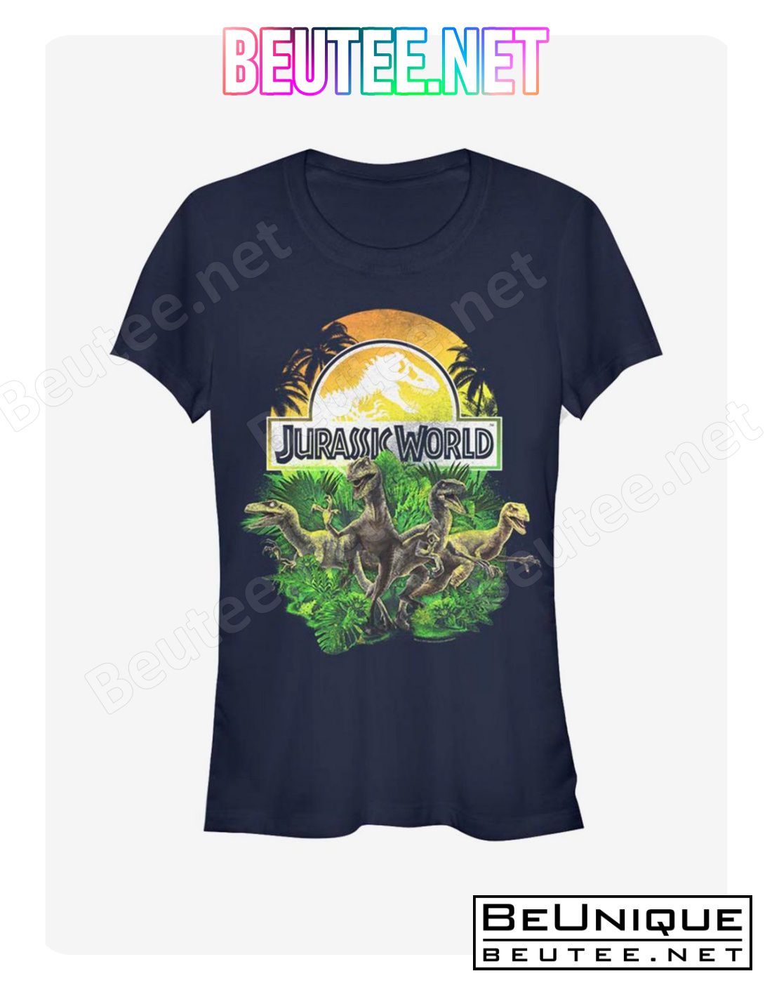 Jurassic Park Distressed Plastic Jungle T-Shirt