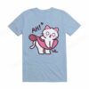 Kawaii Ah! Cat Skirt Blows Up T-Shirt