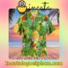 Kermit The Frog The Muppet Tropical Pineapple Short Sleeve Shirt