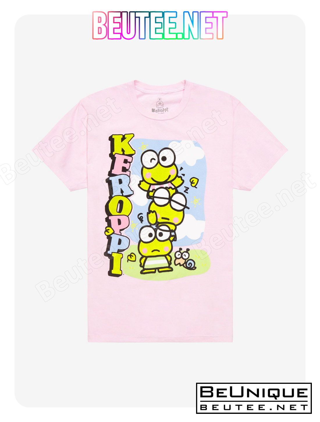 Keroppi & Friends Stack Girls T-Shirt