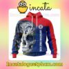 LIGA MX Cruz Azul Sugar Skull For Dia De Muertos Customized Jersey Hoodie