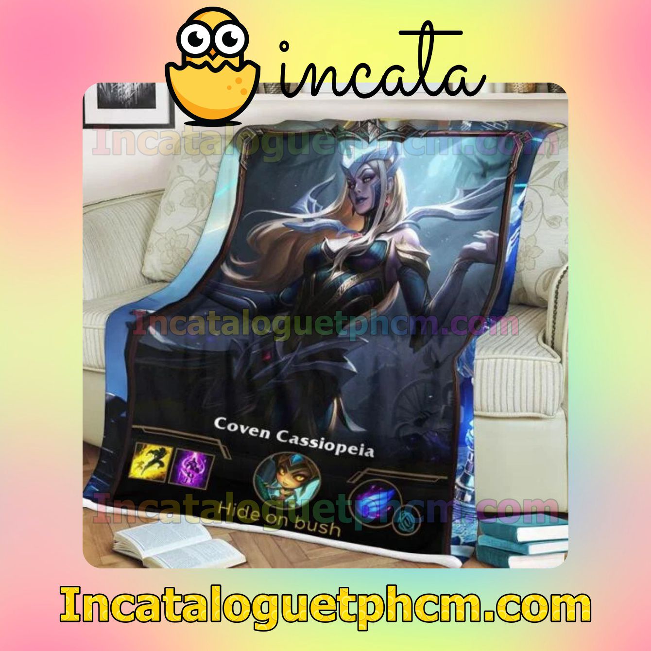 LOL League Of Legends Cassiopeia Gift Customizable Blankets
