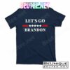 Let's Go Brandon Stars And Stripes Red #FJB Front And Back Design T-Shirts