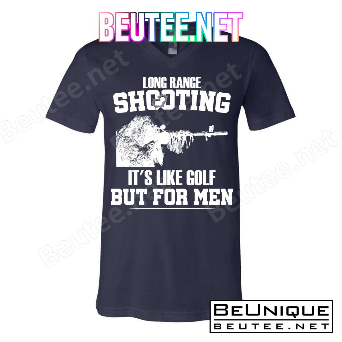 Long Range Shooting It's Like Golf But For Men T-Shirts