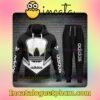 Luxury Adidas With Logo Center Black Zipper Hooded Sweatshirt And Pants
