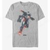 Marvel Avengers Endgame War Machine Paint T-Shirt