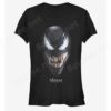 Marvel Big Face Venom Girls T-Shirt