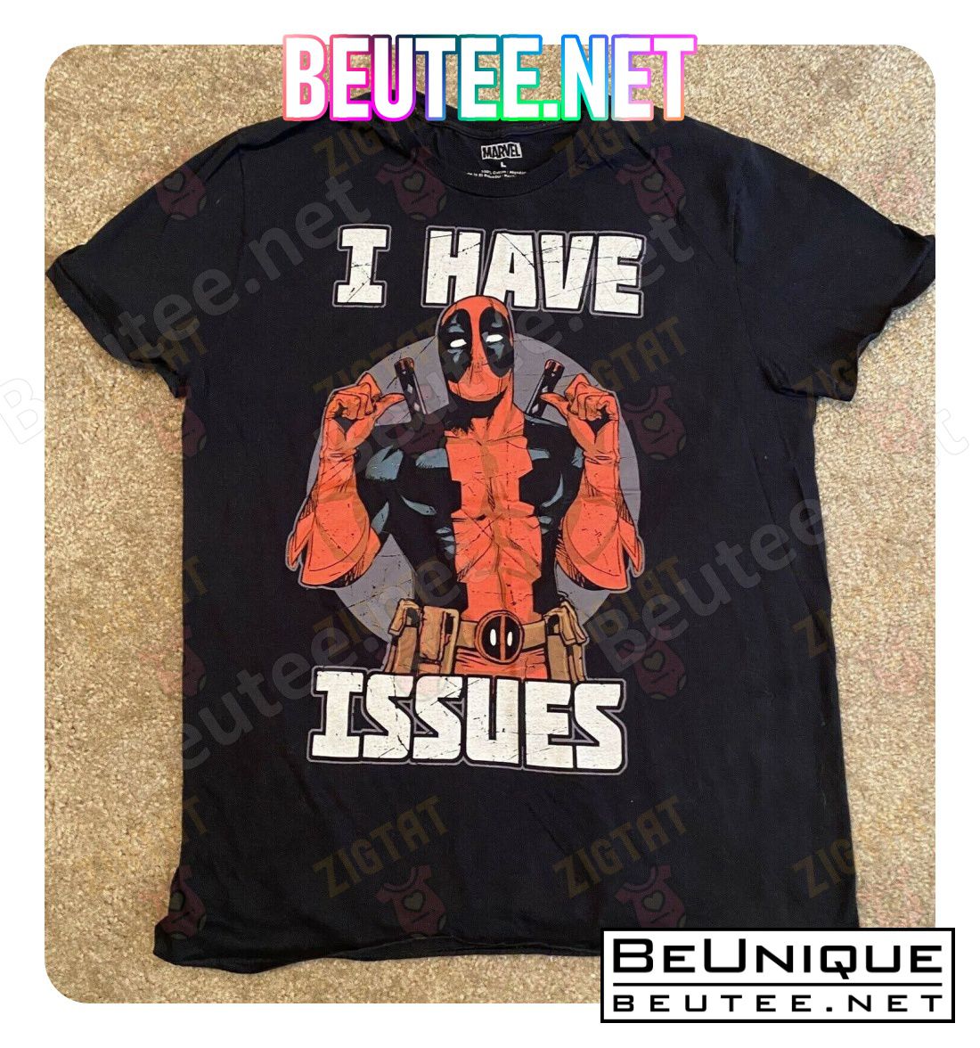 Marvel Deadpool I Have Issues Shirt