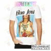 Men's Bon Jovi Slippery When Wet T-shirt Larce Shirt