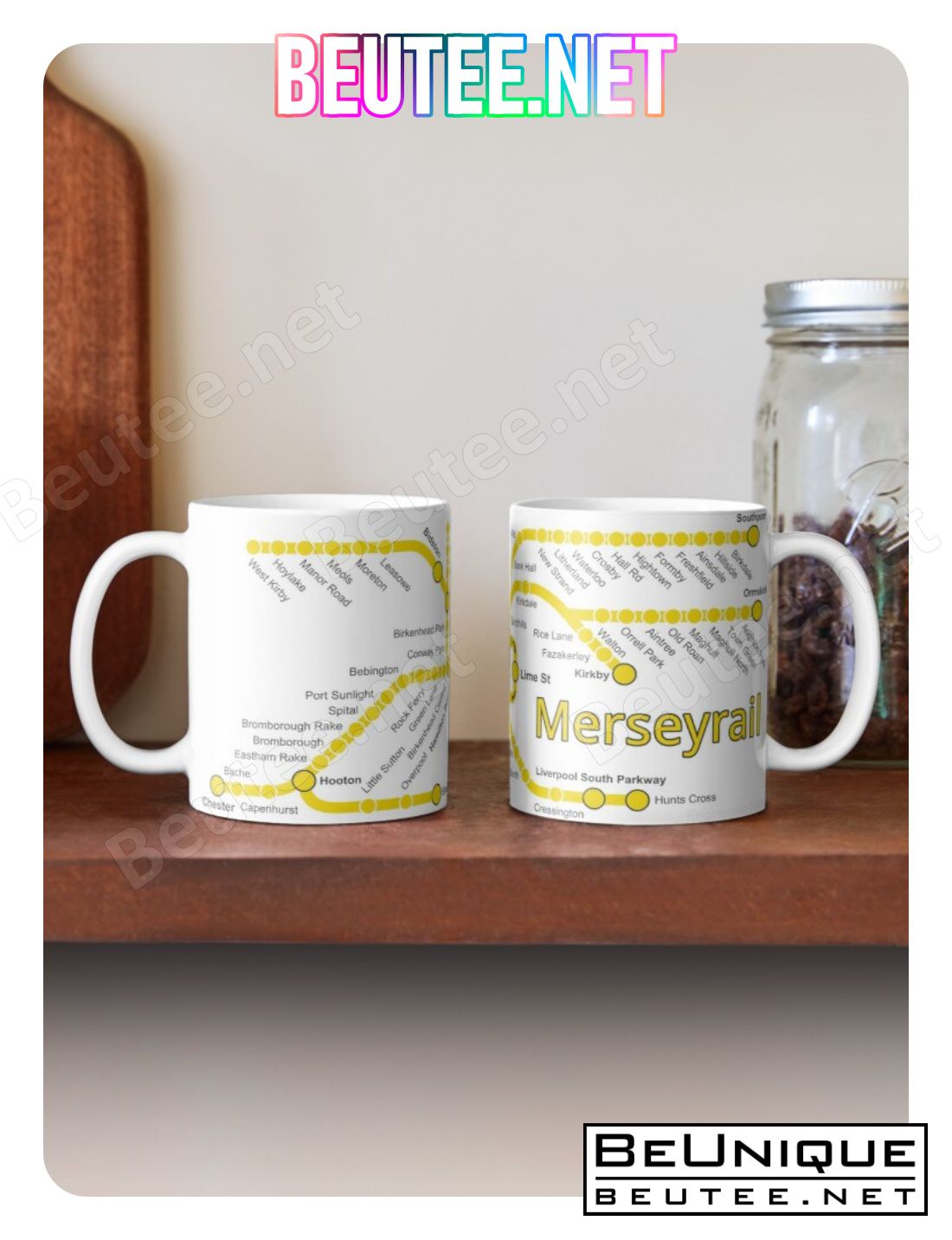 Merseyrail Network Map Coffee Mug