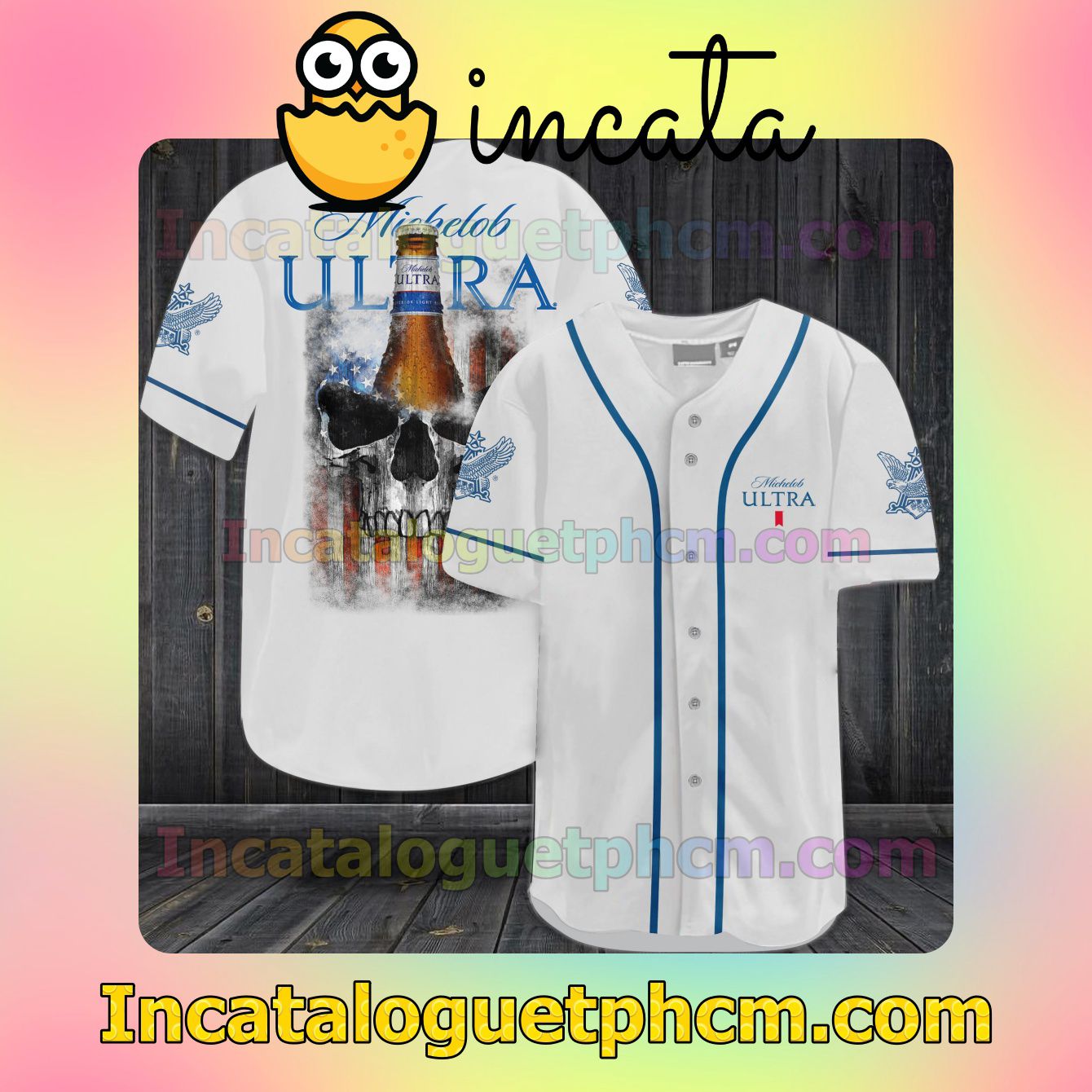 Michelob Ultra Baseball Jersey Shirt