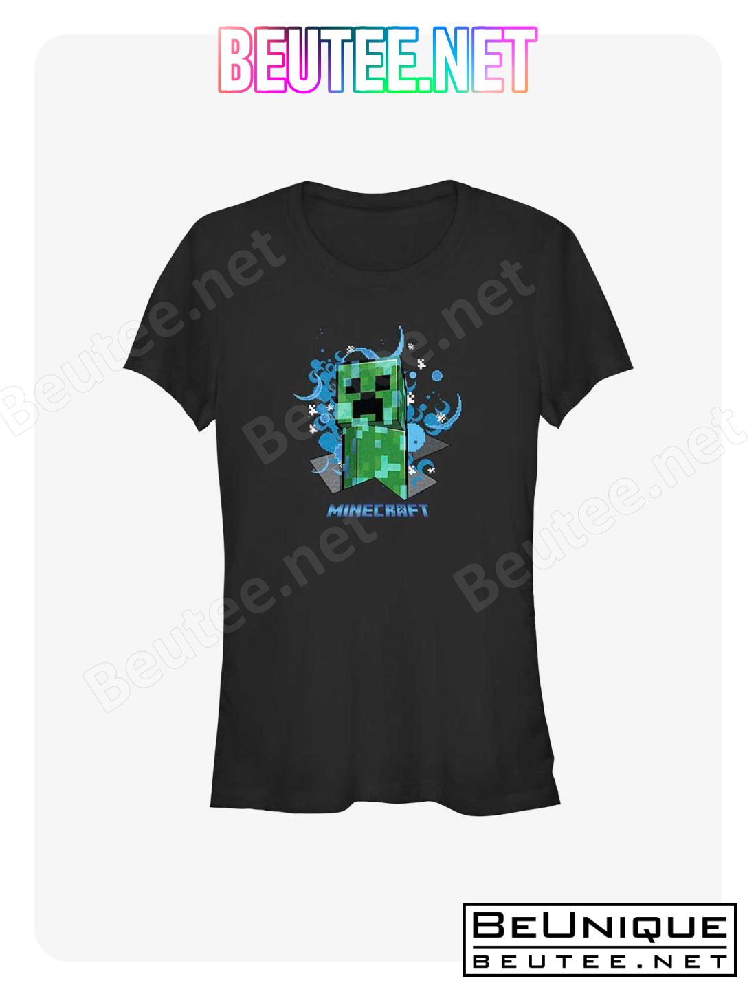 Minecraft Charged Creeper Girls T-Shirt