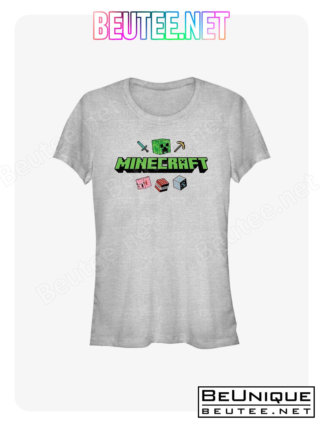 Minecraft Logo Girls T-Shirt