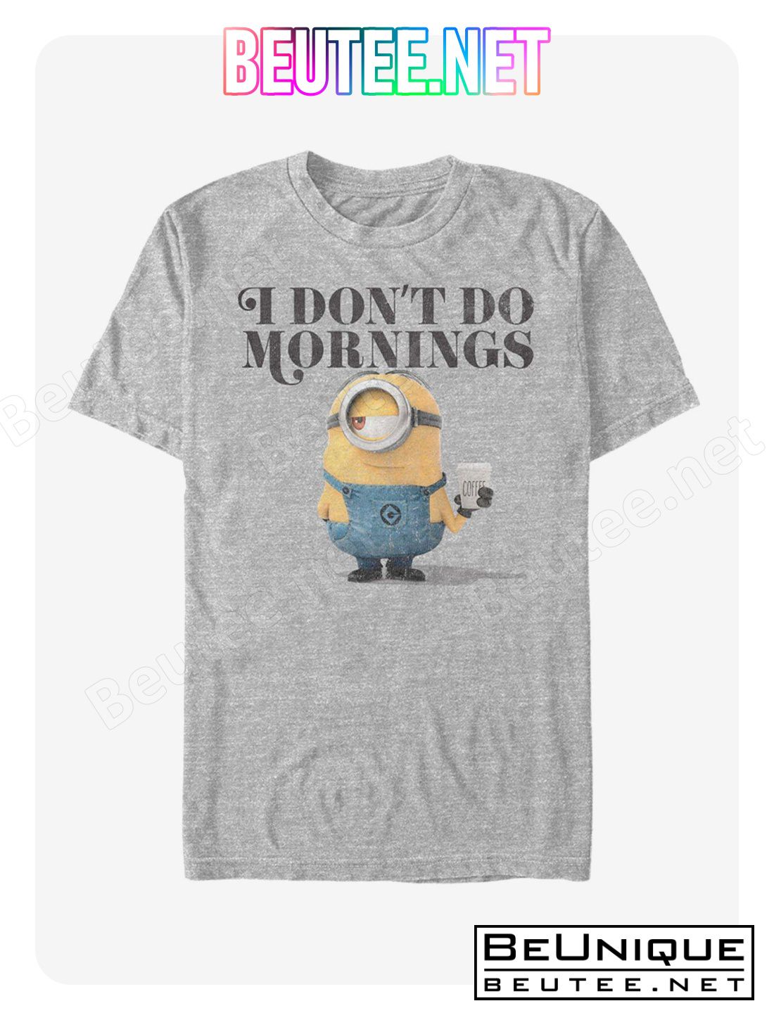 Minion Don't Do Mornings T-Shirt