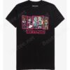 Monster High Illustrated Panels Girls Boyfriend Fit T-Shirt