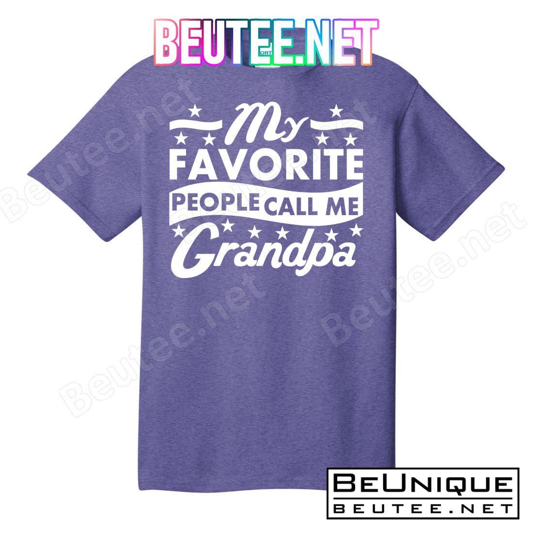 My Favorite People Call Me Grandpa Father's Day T-Shirts