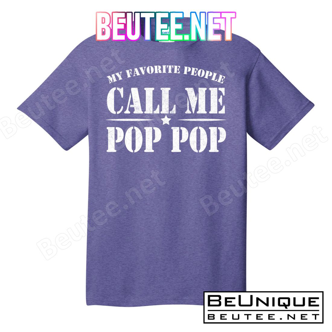 My Favorite People Call Me Pop Pop T-Shirts Tank Top
