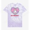 My Melody & Kuromi Pastel Tie-Dye Boyfriend Fit Girls T-Shirt