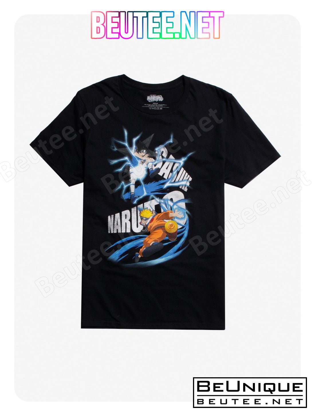Naruto Shippuden Naruto & Sasuke Powers T-Shirt