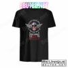 Never Mess With Someone Who Is Prepared To Die In Battle Skull American Flag Shirt