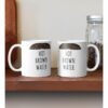 Hot Brown Water Mug | Lasso Mug | Funny Lasso Gift Coffee Mug