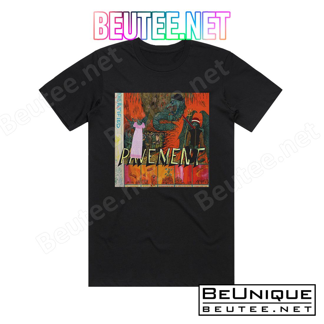Pavement Quarantine The Past The Best Of Pavement 2 Album Cover T-Shirt
