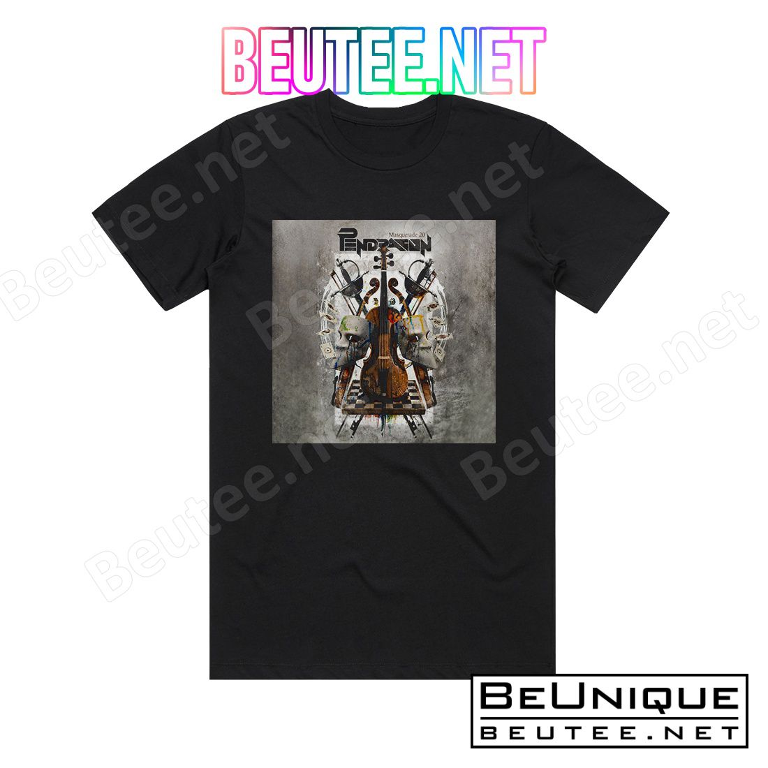 Pendragon Masquerade 20 Album Cover T-Shirt