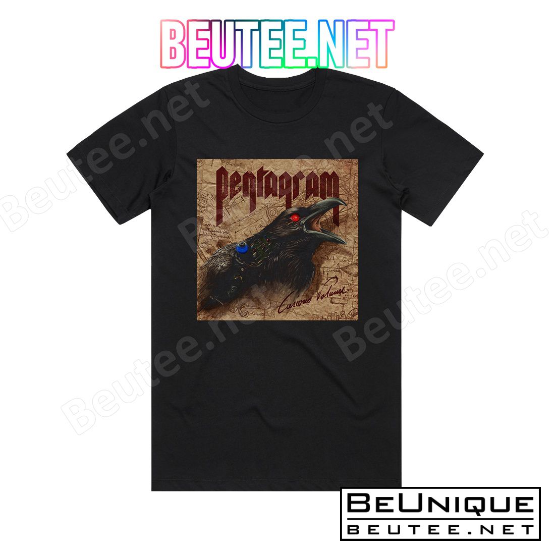 Pentagram Curious Volume Album Cover T-Shirt