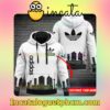 Personalized Adidas City Skyline Silhouette White Zipper Hooded Sweatshirt And Pants