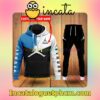 Personalized Jordan Mix Color Blue White And Black Zipper Hooded Sweatshirt And Pants