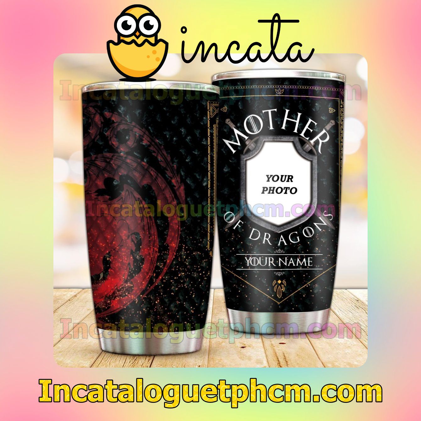Personalized Mother Of Dragons Tumbler Design Gift For Mom Sister