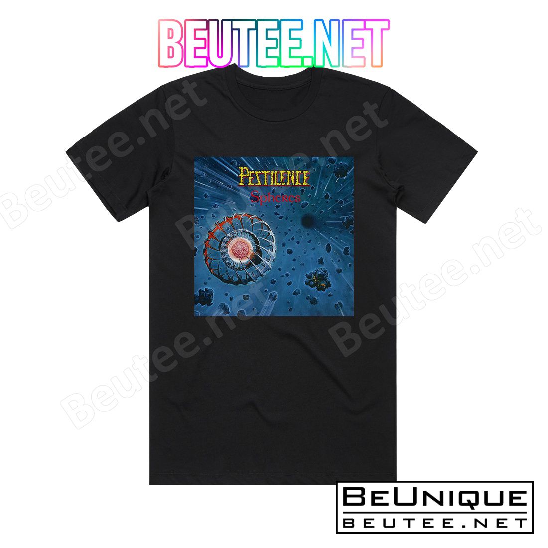 Pestilence Spheres Album Cover T-Shirt