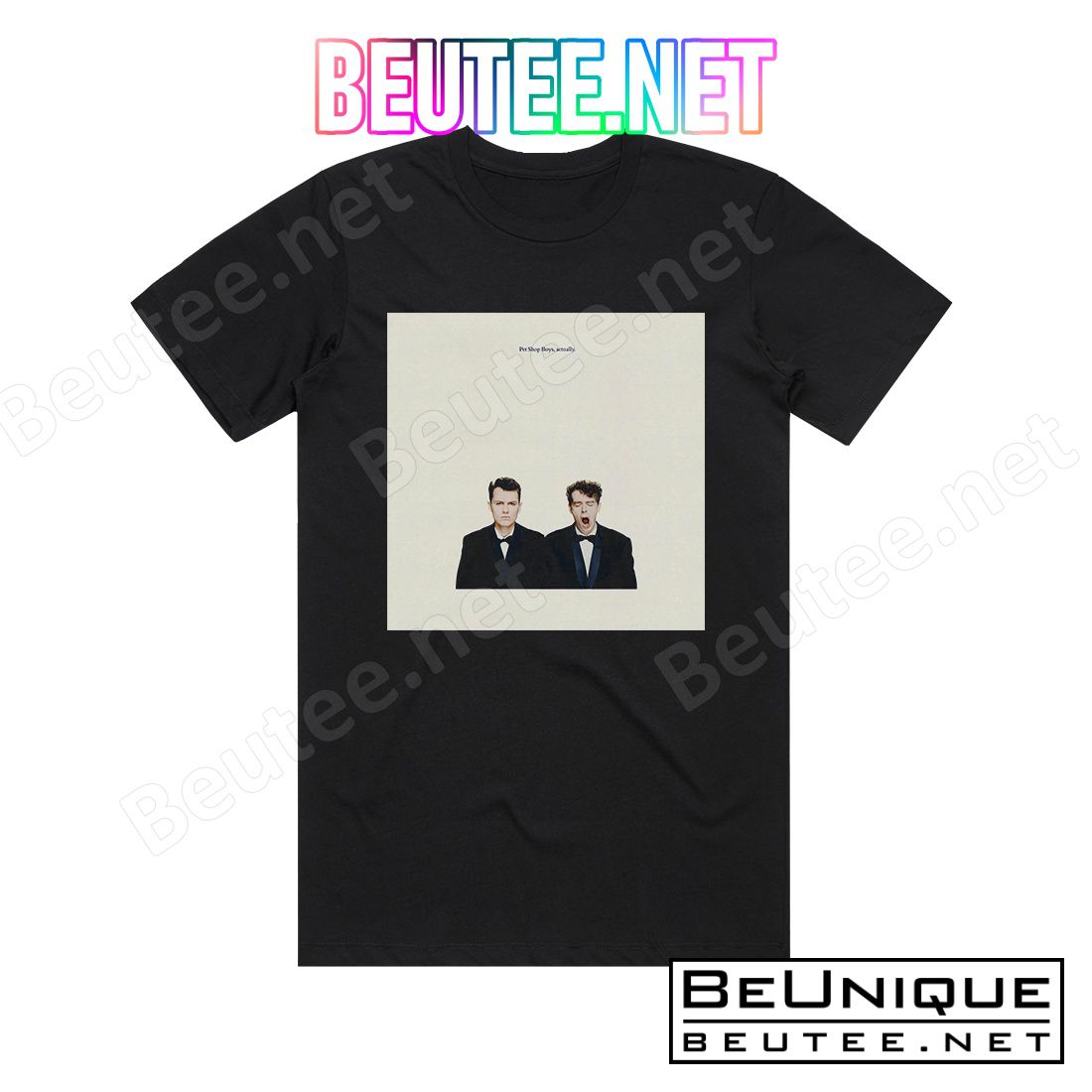 Pet Shop Boys Actually 2 Album Cover T-Shirt