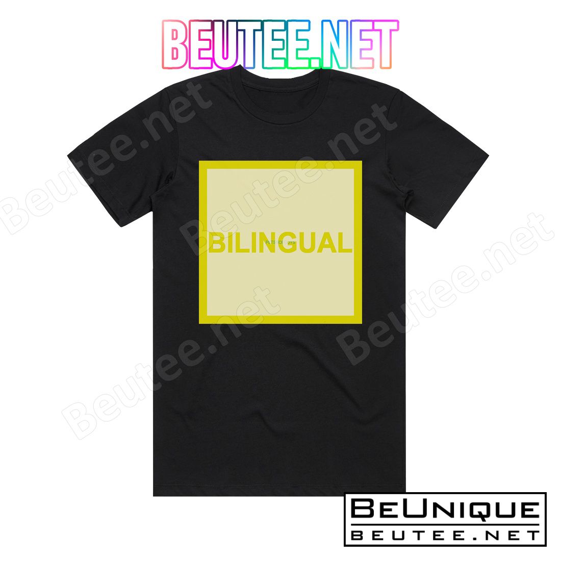 Pet Shop Boys Bilingual 1 Album Cover T-Shirt