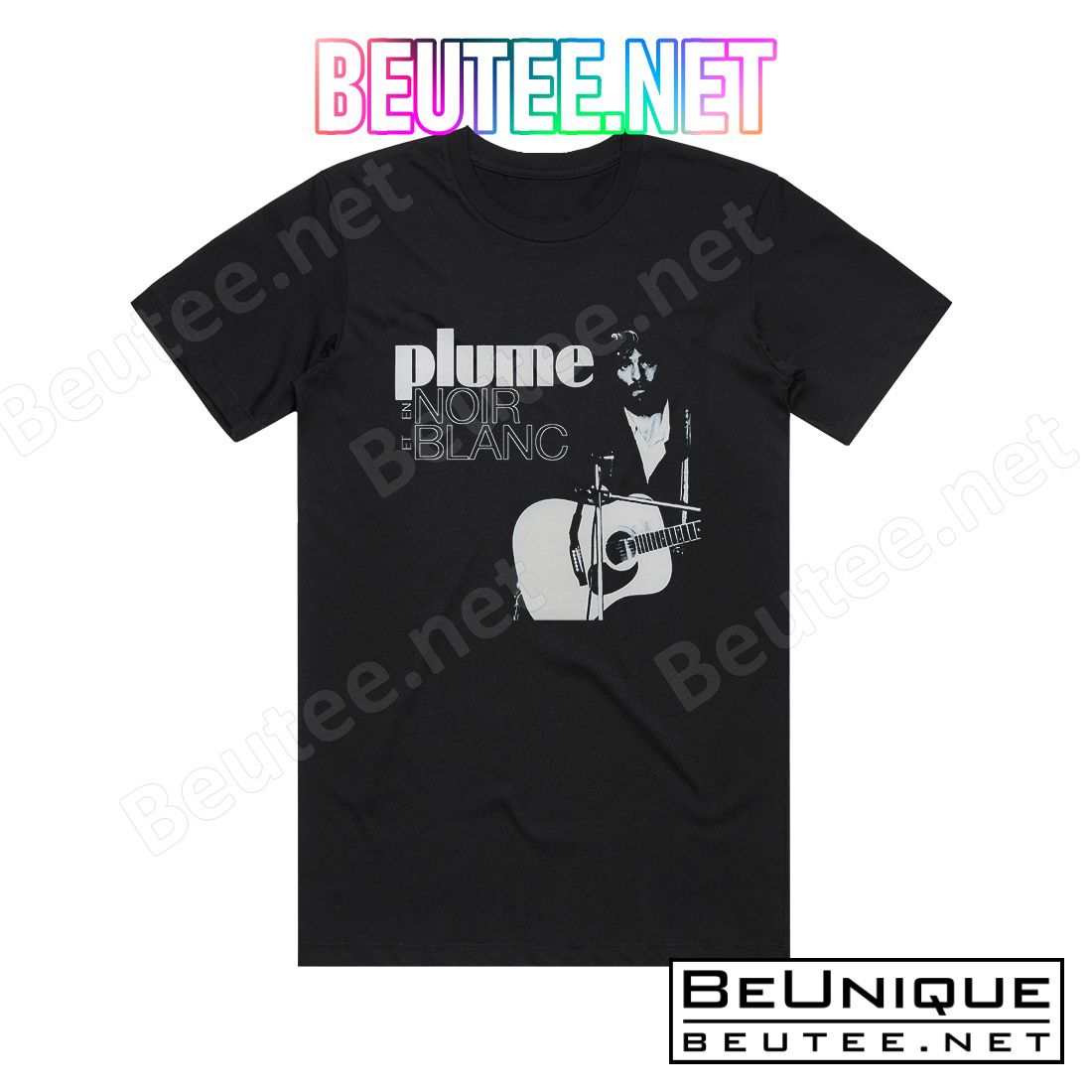 Plume Latraverse En Noir Et Blanc Album Cover T-Shirt