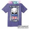 Q-Anon The Storm Is Here Skull Flag T-Shirts