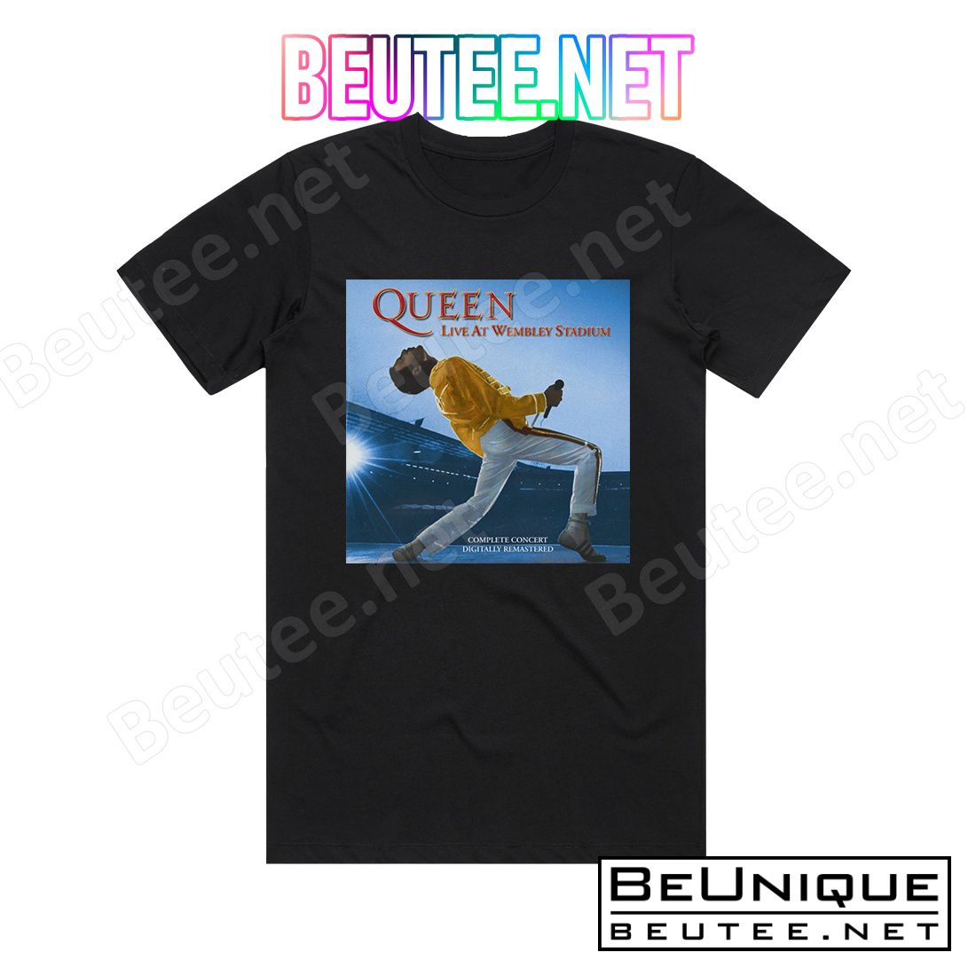 Queen Live At Wembley 86 1 Album Cover T-Shirt