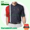 Ralph Lauren Mix Color Navy And Red Tennis Golf Polo