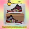 Red Rick And Morty 1s Air Jordan 1 Inspired Shoes