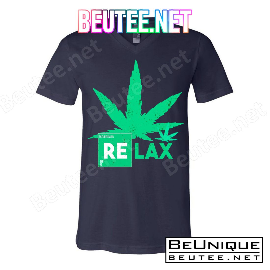 Relax Hemp Leaf Medical Marijuana T-Shirts