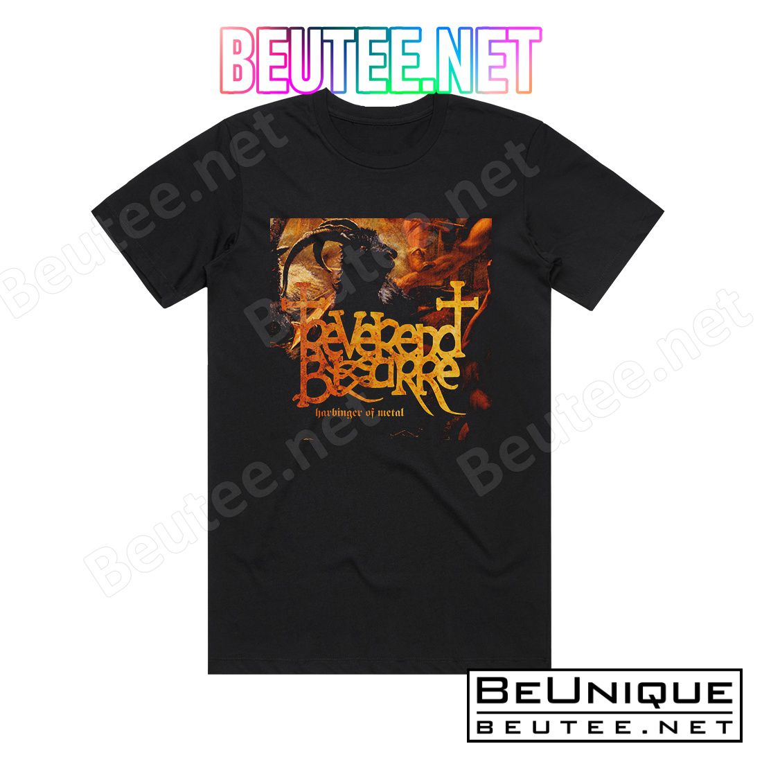 Reverend Bizarre Harbinger Of Metal Album Cover T-Shirt