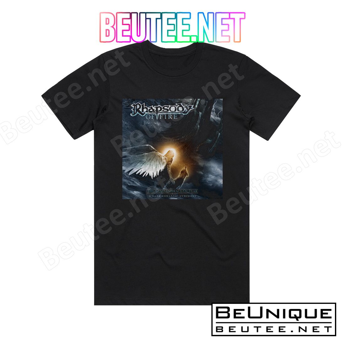 Rhapsody of Fire The Cold Embrace Of Fear Album Cover T-Shirt