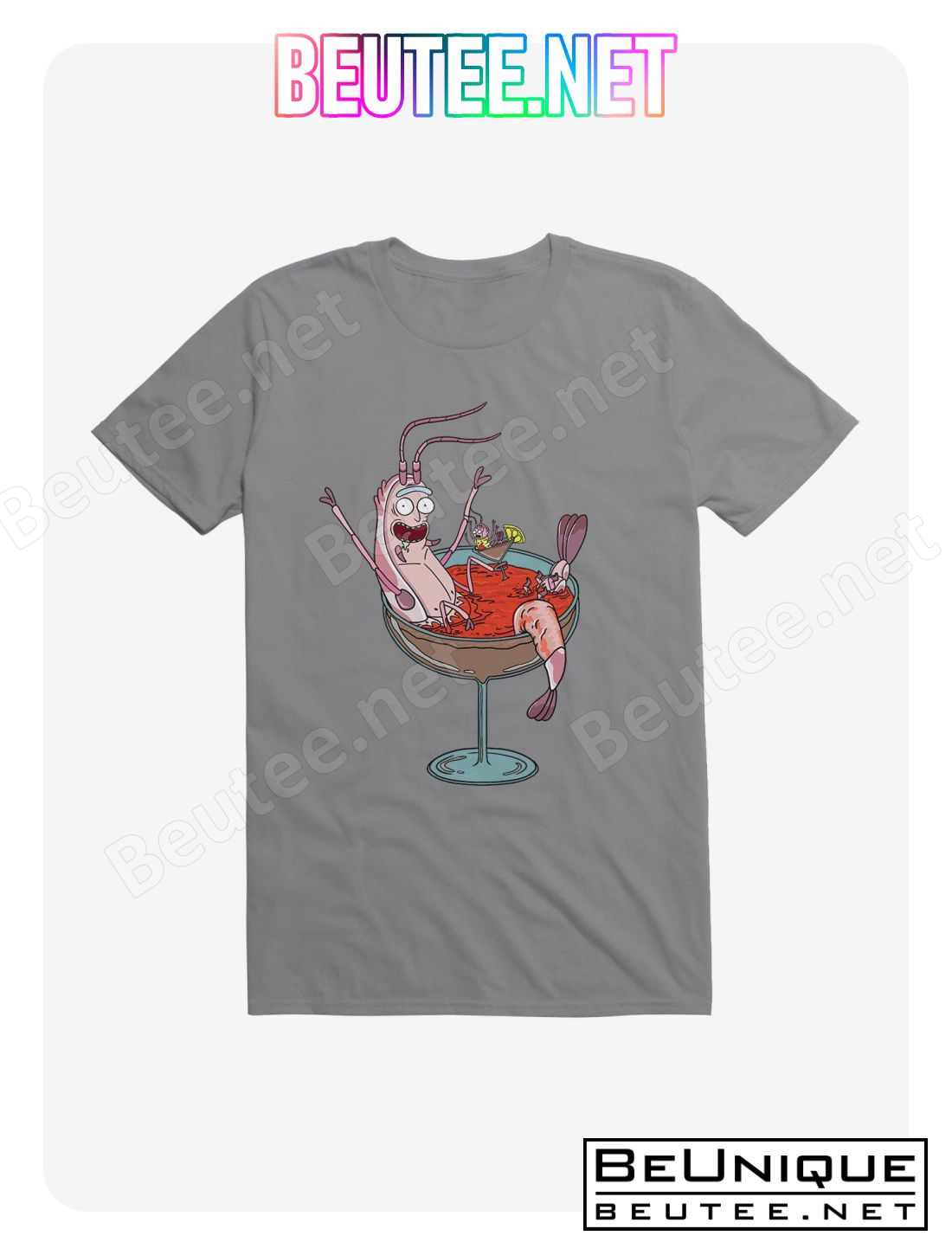 Rick And Morty Cocktail Shrimp Rick T-Shirt