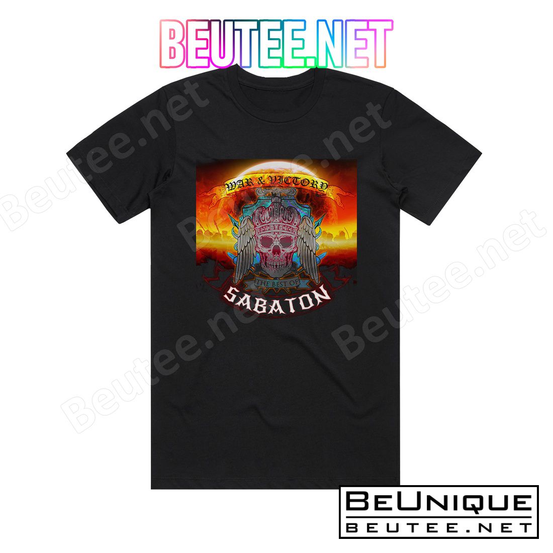 Sabaton War And Victory The Best Of Sabaton Album Cover T-Shirt