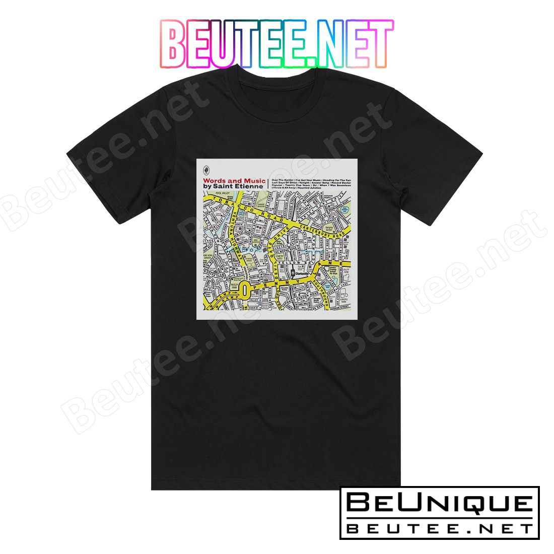 Saint Etienne Words And Music By Saint Etienne 2 Album Cover T-Shirt