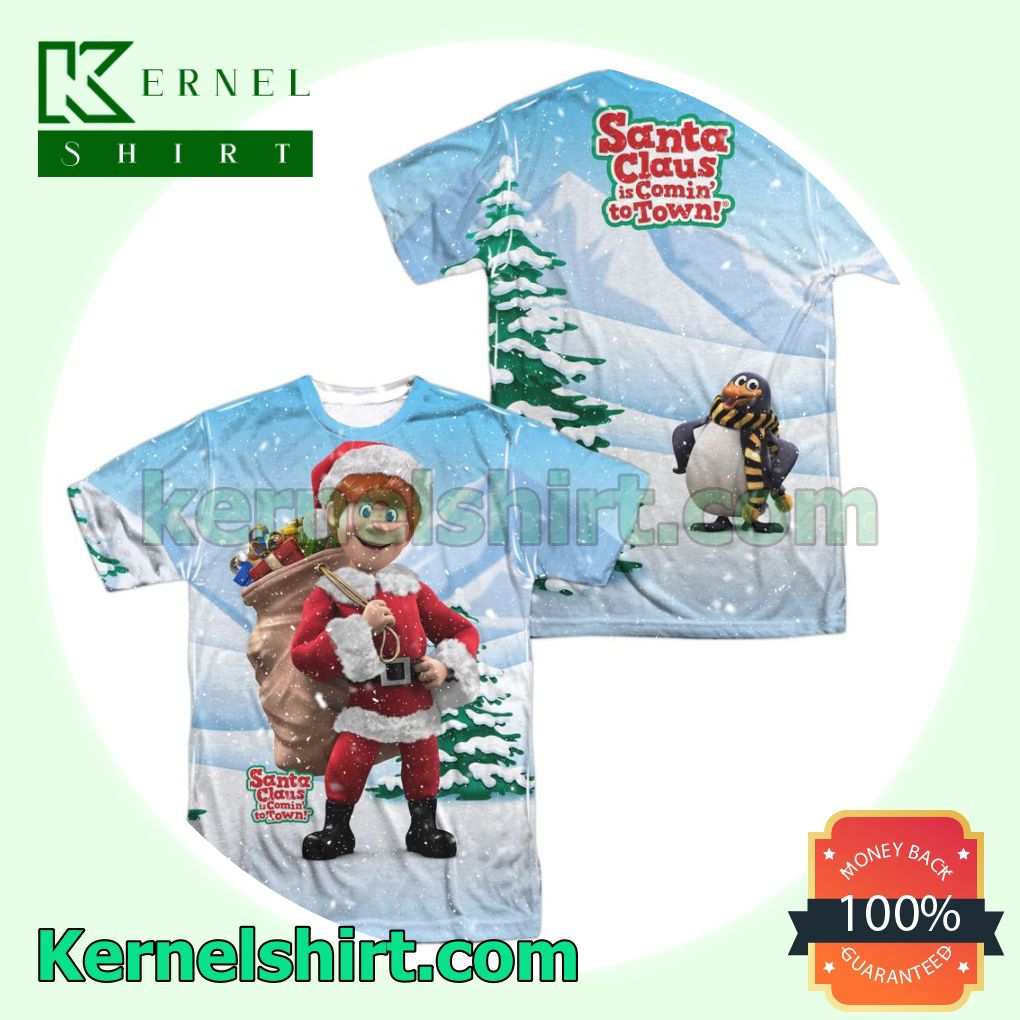 Santa Claus Is Comin to Town Helpers Birthday Shirts