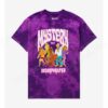 Scooby-Doo! Mystery Incorporated Purple Tie-Dye Boyfriend Fit Girls T-Shirt