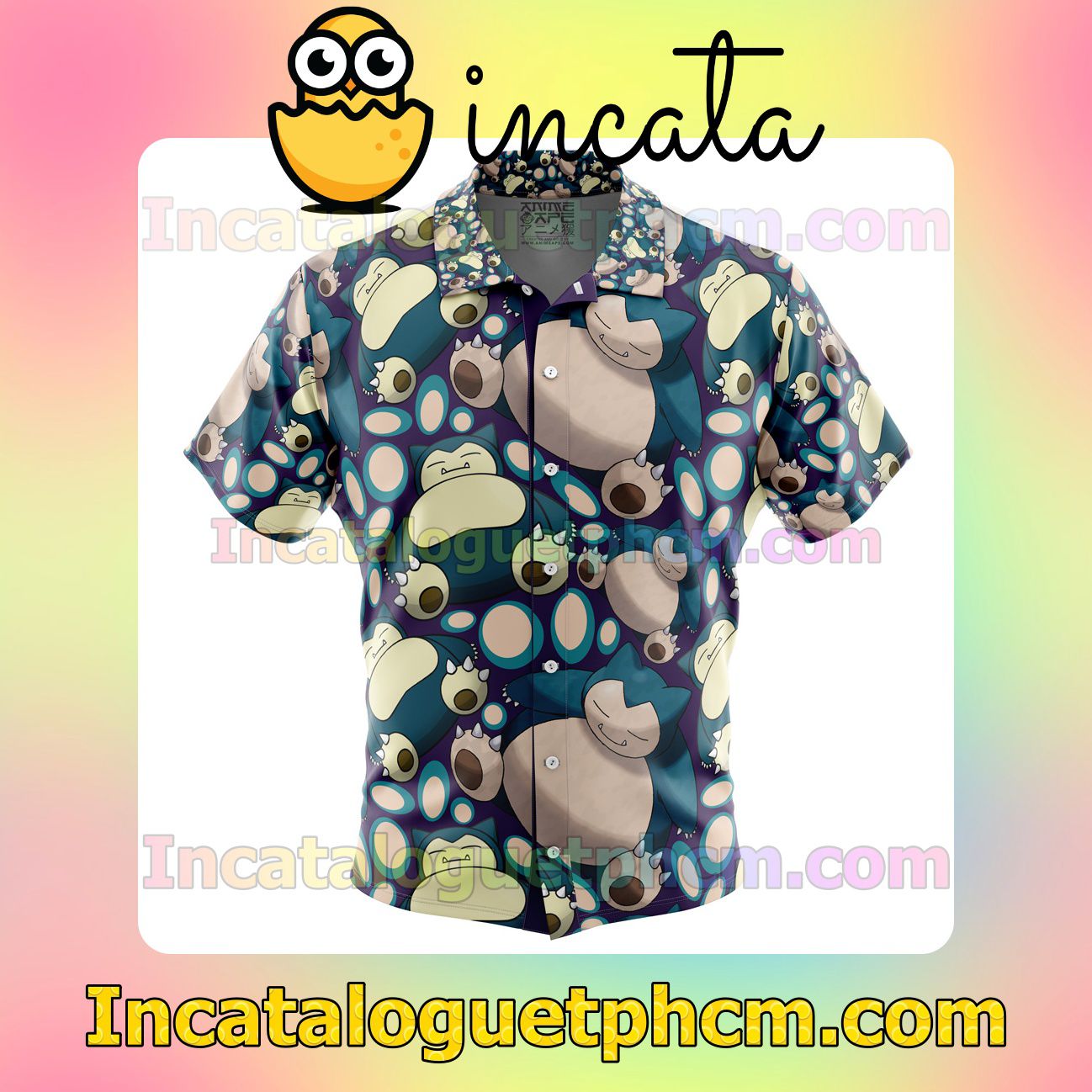 Snorlax Pokemon Fan Short Sleeve Shirt