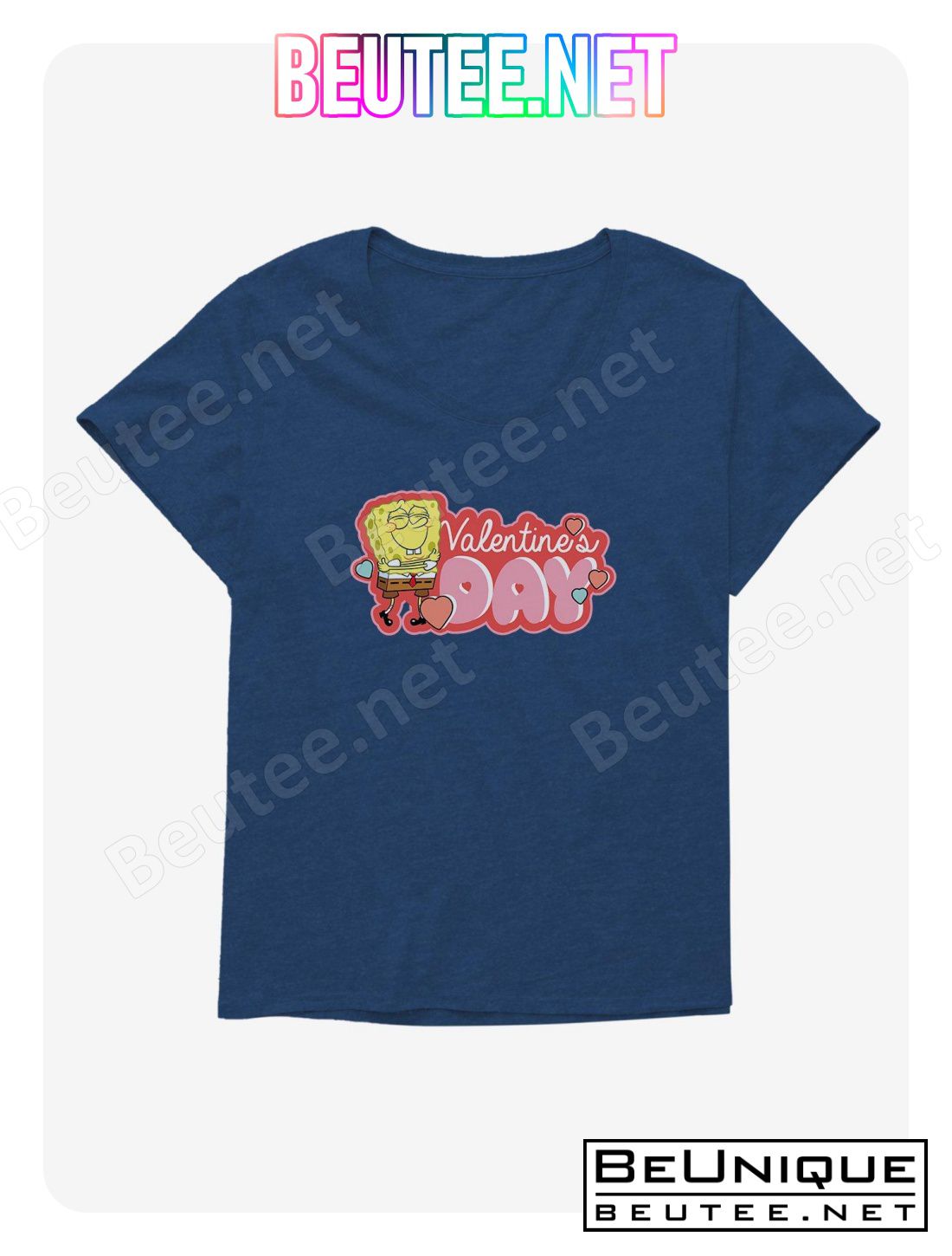 SpongeBob SquarePants Valentine's Day Icon Girls T-Shirt